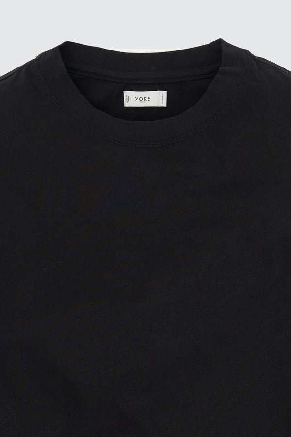 Suvin Cotton YOKE T-shirt Long Sleeves