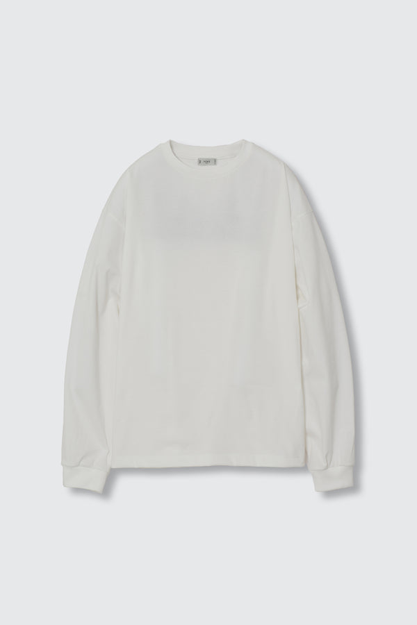 Suvin Cotton YOKE T-shirt Long Sleeves
