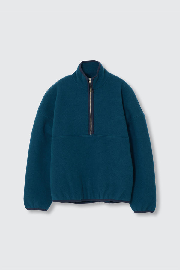 Boiled Wool Knit Pullover