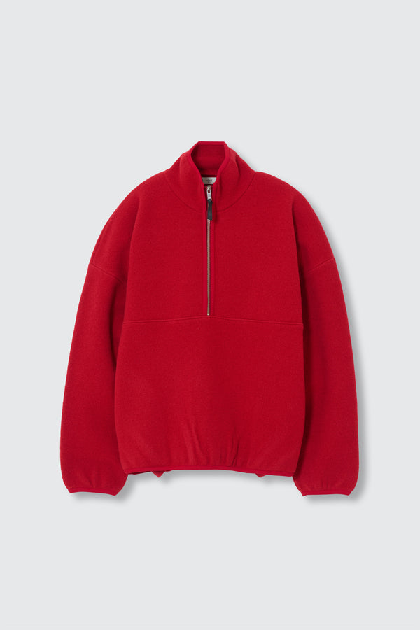 Boiled Wool Knit Pullover
