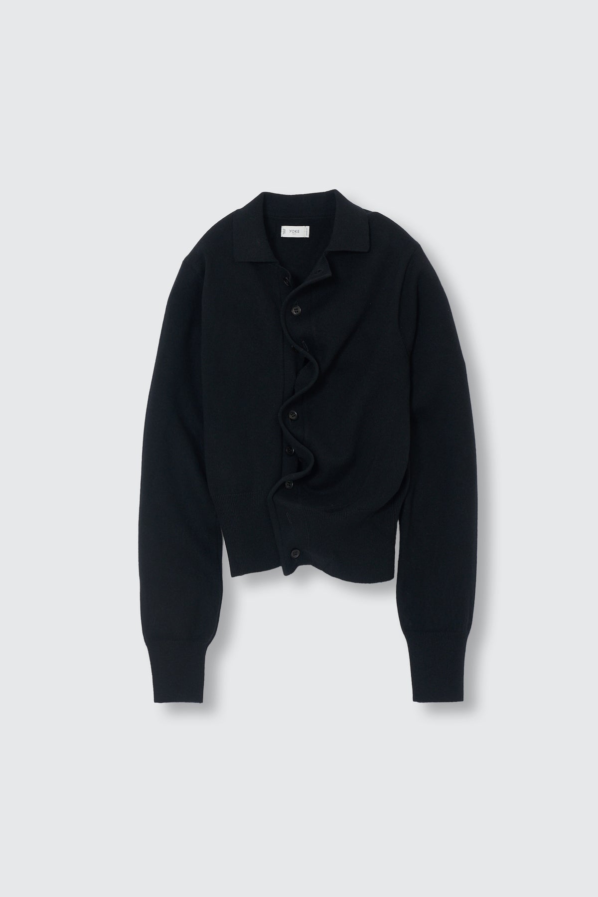 Lambs Wool Sculptural Wired Knit Shirt