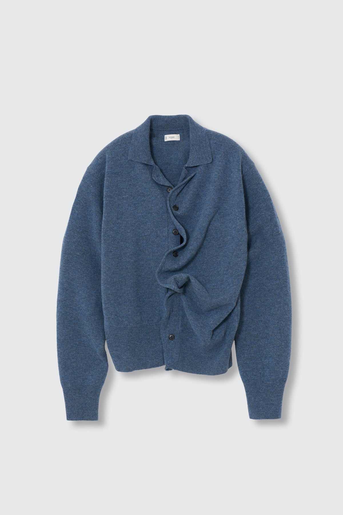 Lambs Wool Sculptural Wired Knit Shirt