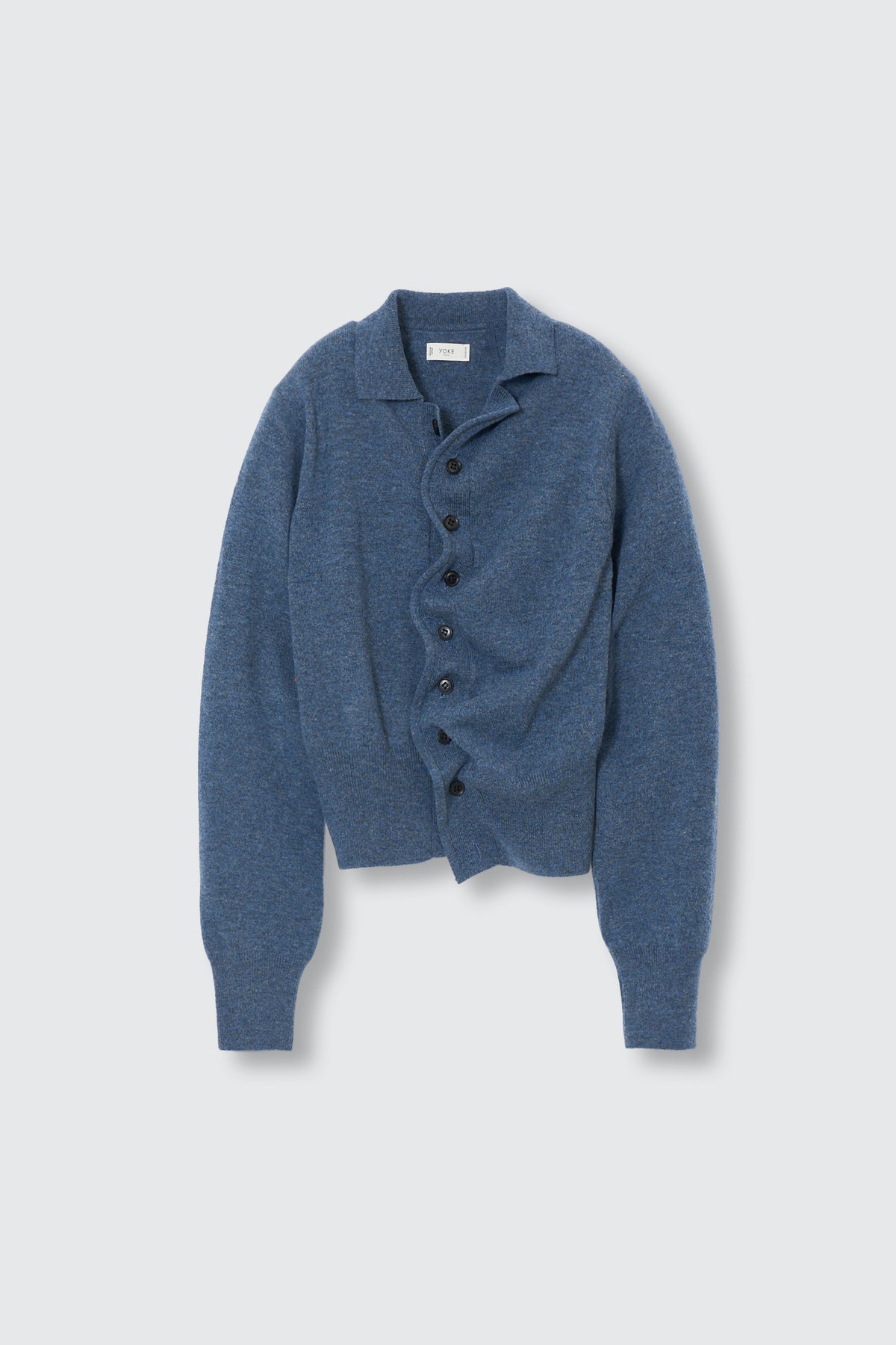 Lambs Wool Sculptural Wired Knit Shirt