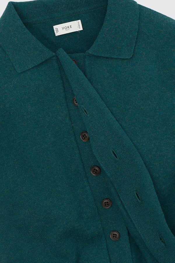 Lambs Wool Sculptural Wired Knit Shirt