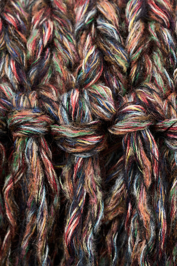 100Colors Hand-Knit Long Scarf
