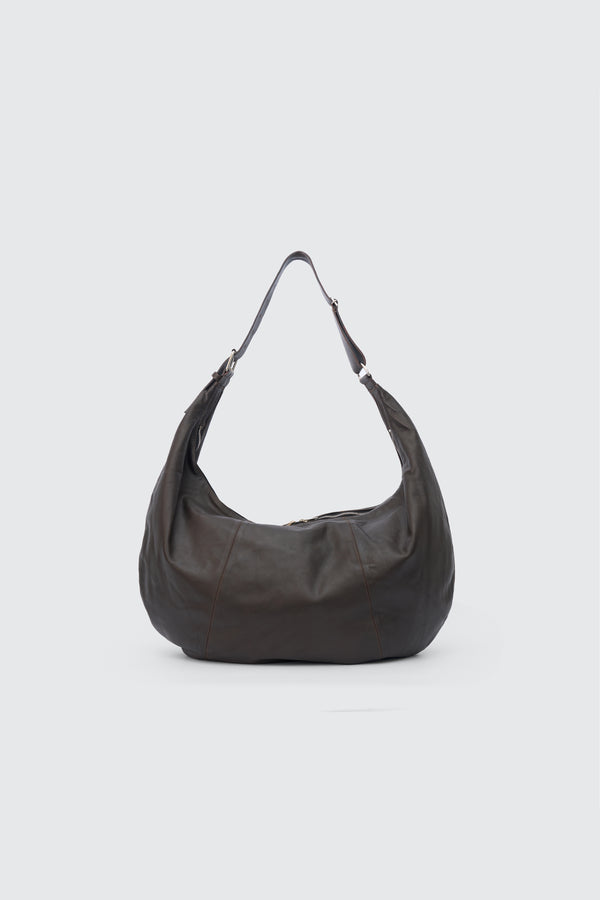 Calf Leather Shoulder Bag Large