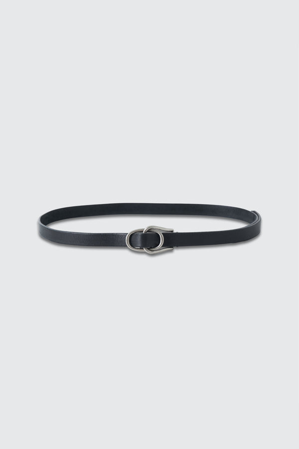 Double Buckle Leather Belt