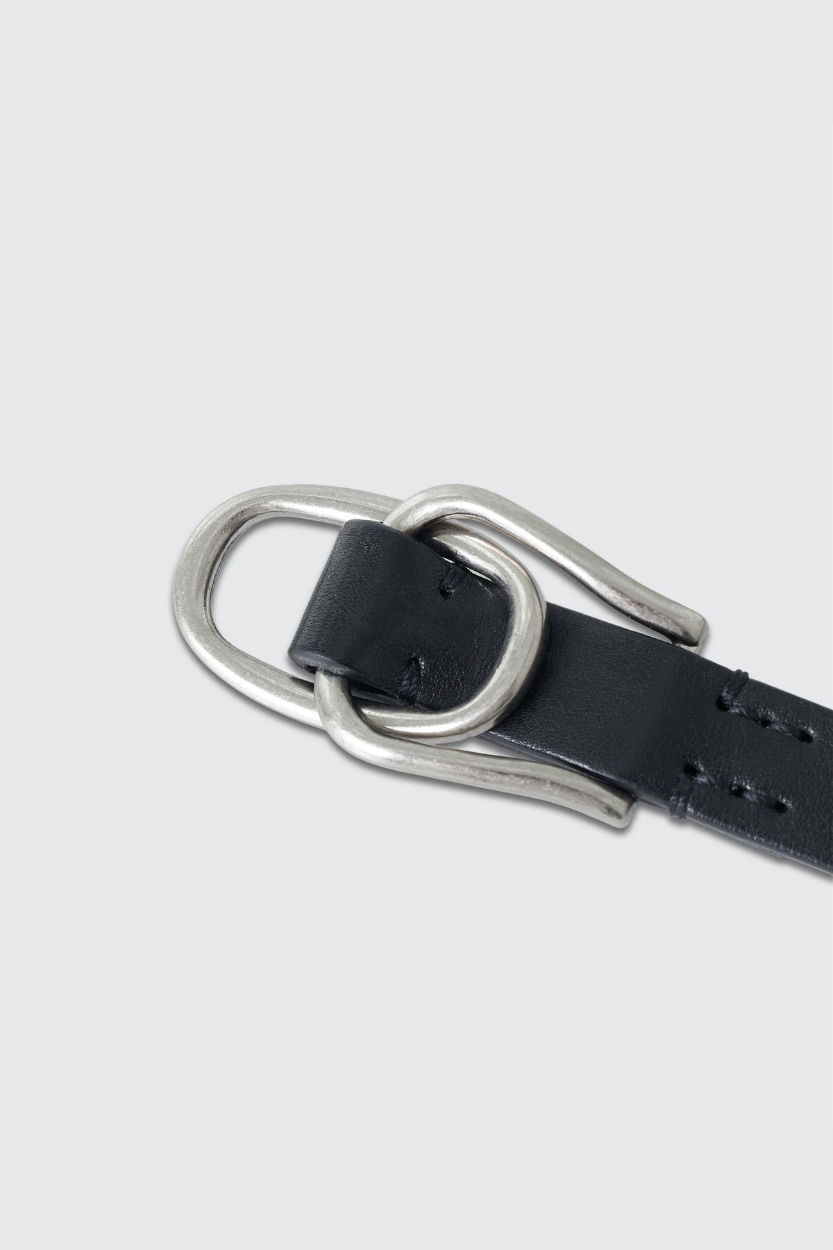 Double Buckle Leather Belt