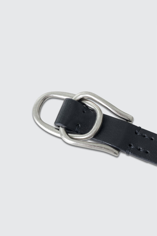 Double Buckle Leather Belt