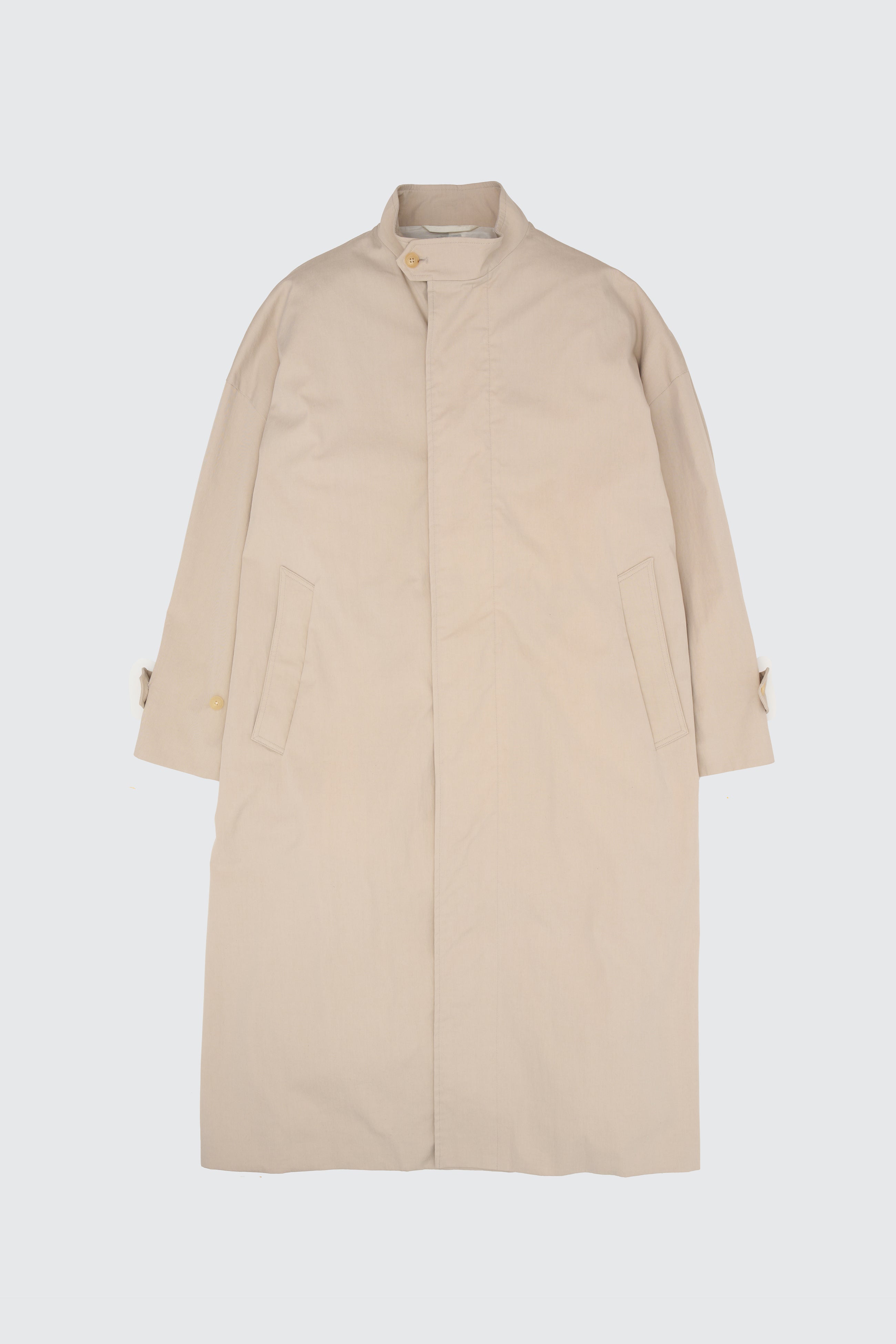 Stand Collar Over Coat | YOKE Official Website
