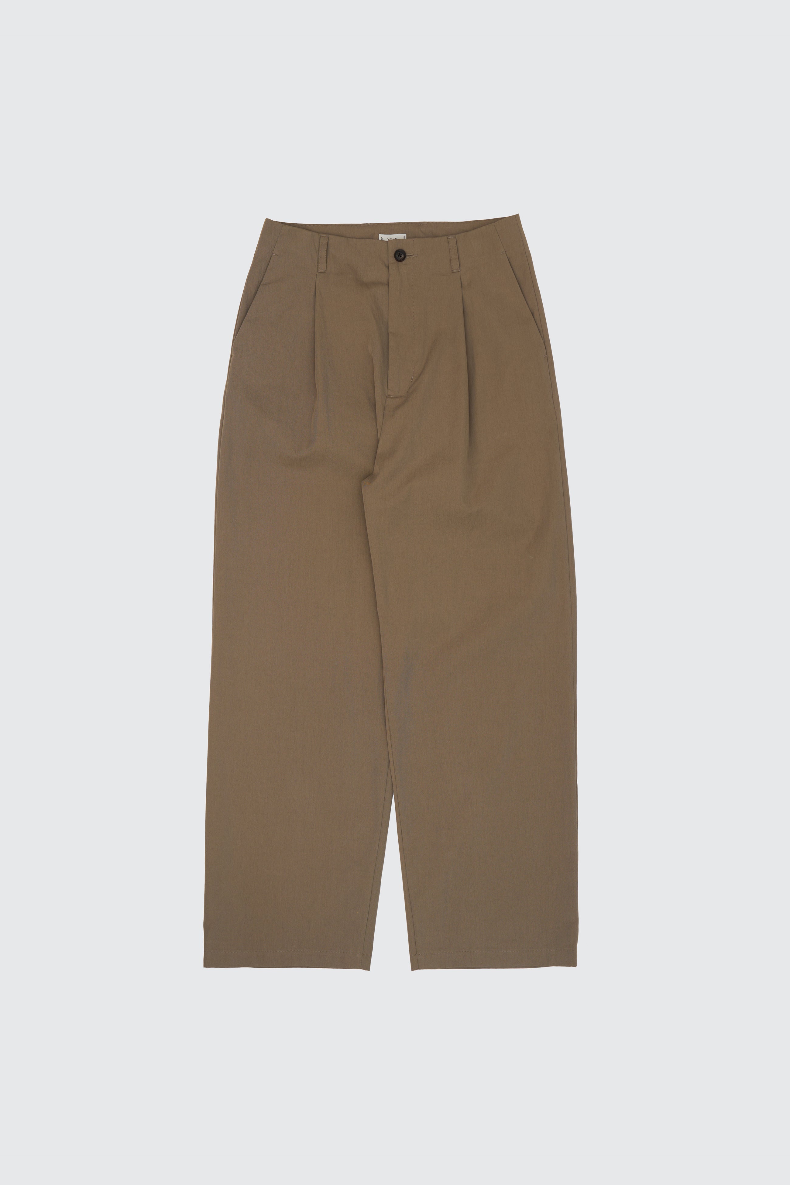 1pleated Wide Tapered Trousers | YOKE Official Website