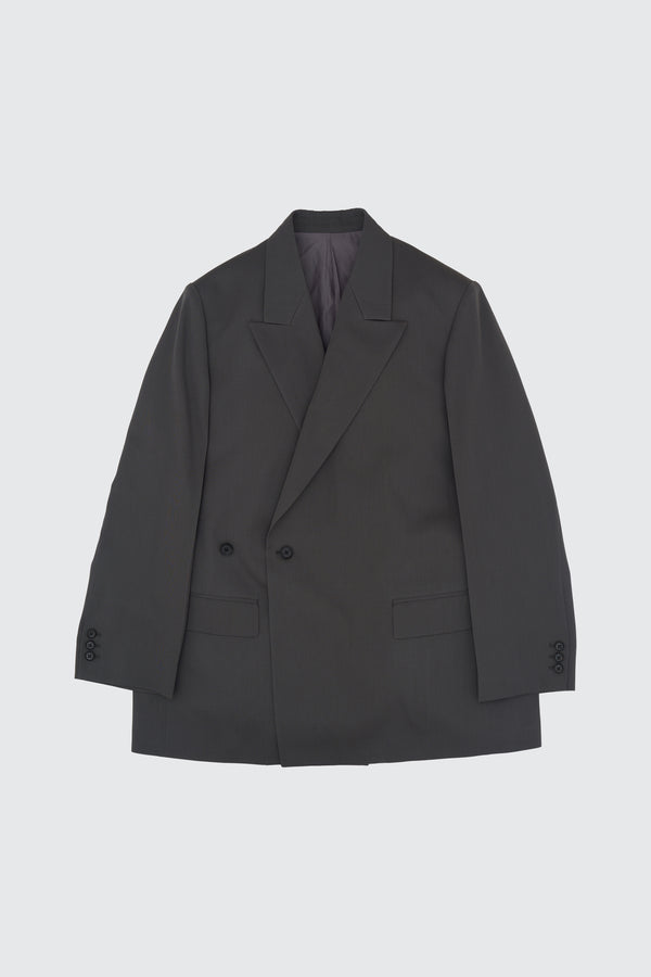 2/60 Wool Gabardine  Double Breasted Blazer
