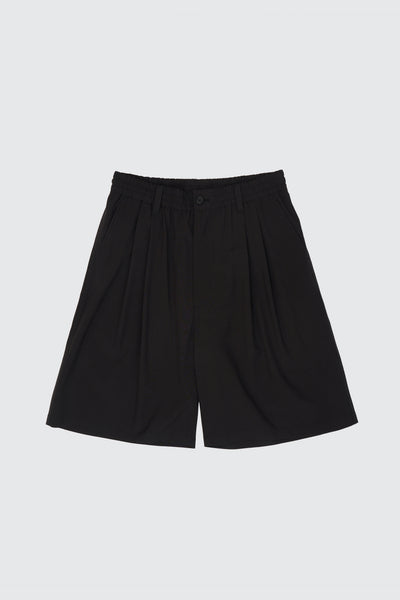 Wool Washer Tropical 2Pleated Easy Shorts | YOKE Official Website