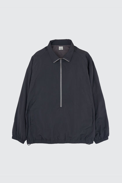 Silk Nylon 3/4 Zip Pullover | YOKE Official Website