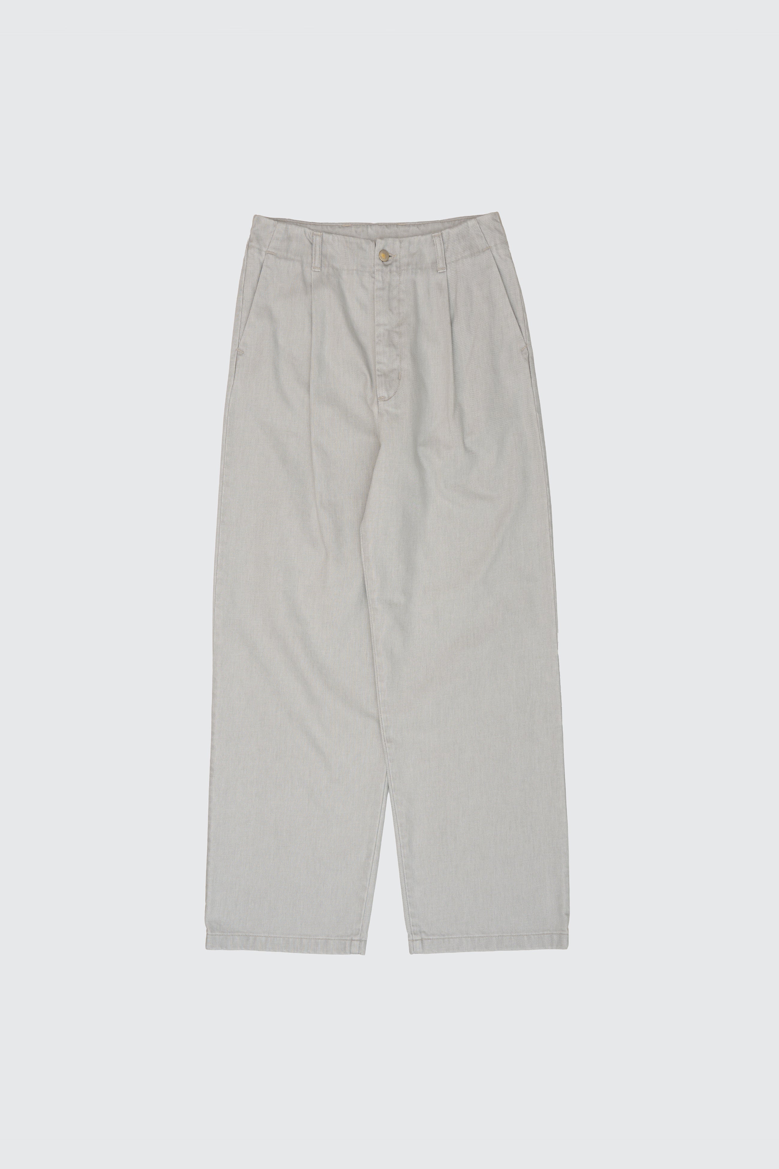 1pleated Wide Tapered Trousers | YOKE Official Website