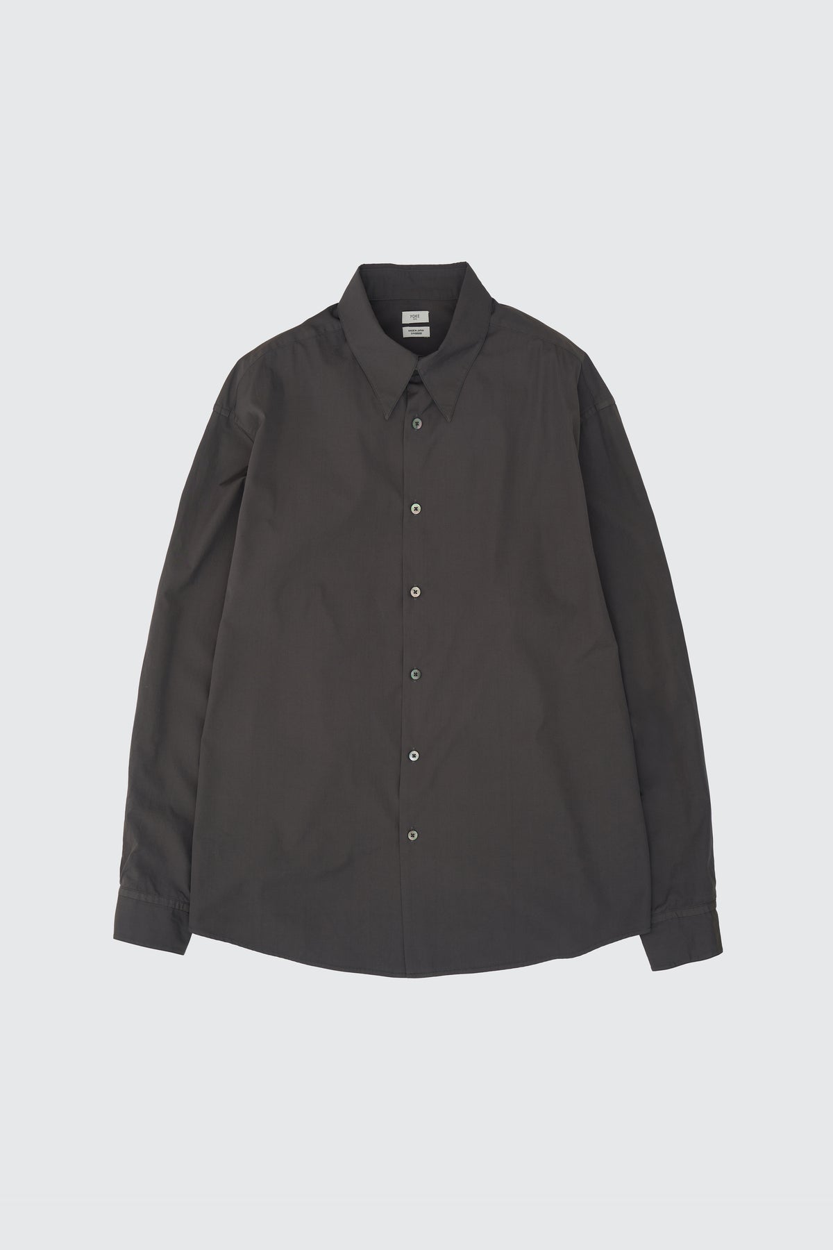 Suvin Gold Cotton Poplin Loose Fit Shirt