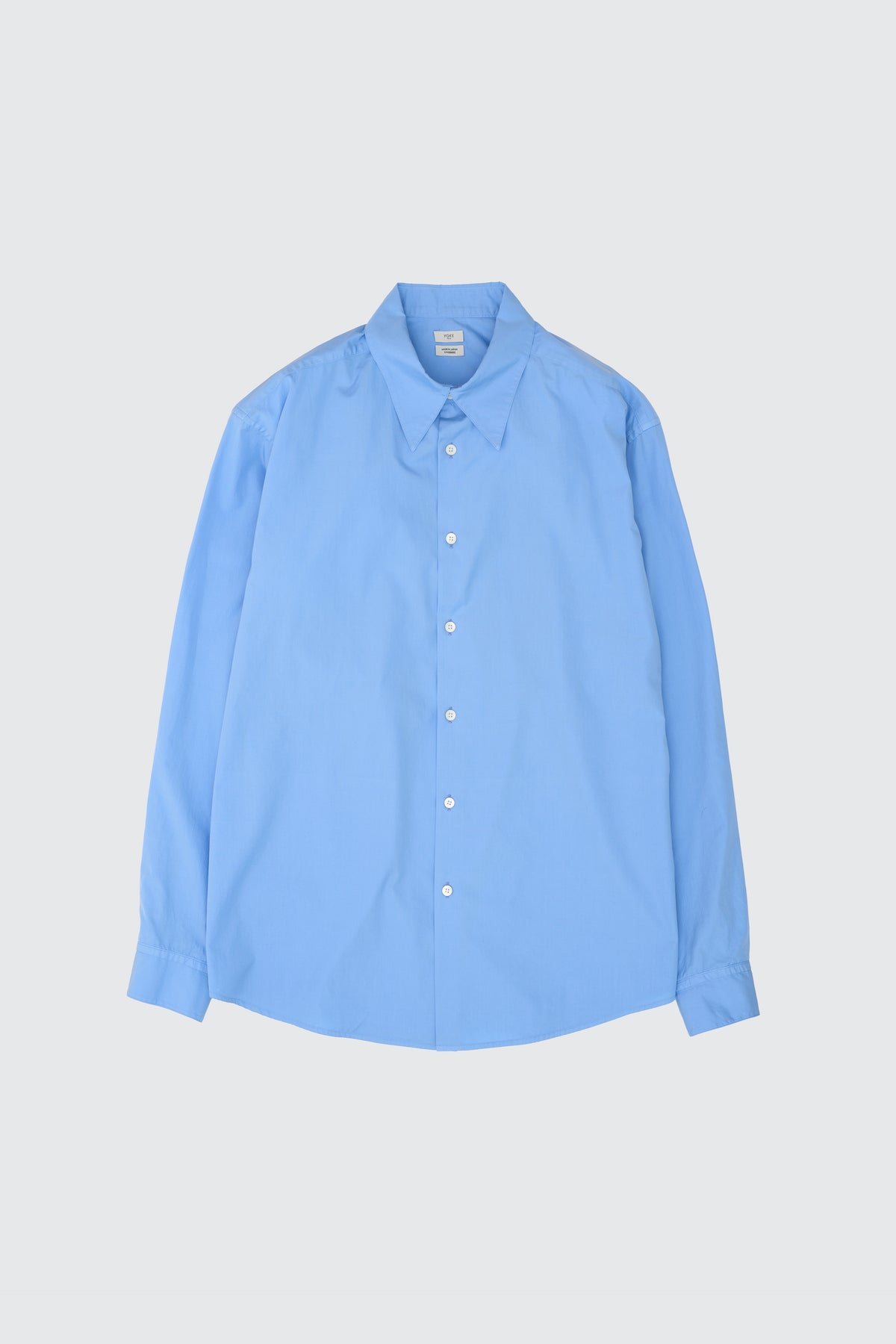 Suvin Gold Cotton Poplin Loose Fit Shirt