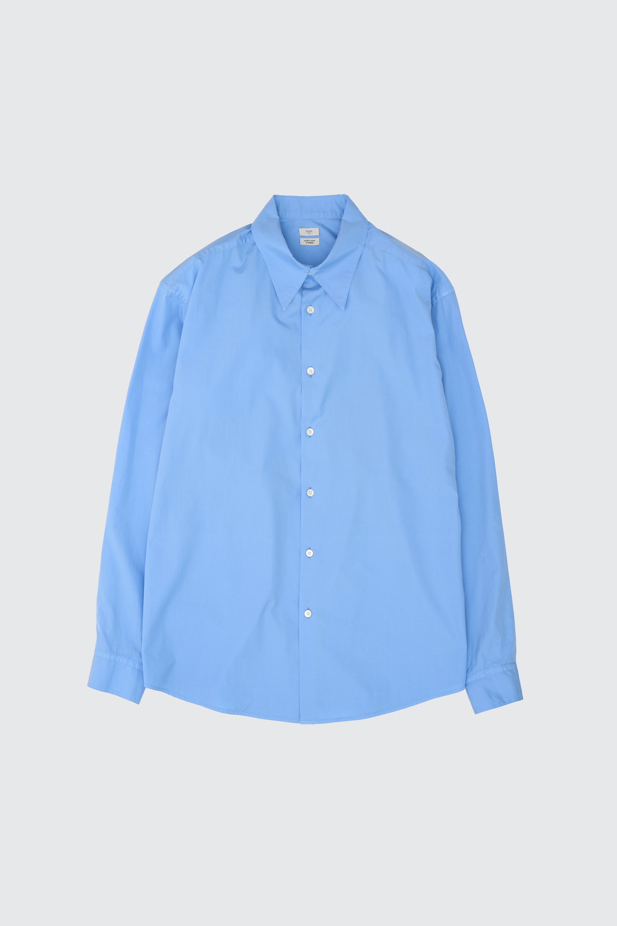 Suvin Gold Cotton Poplin Loose Fit Shirt