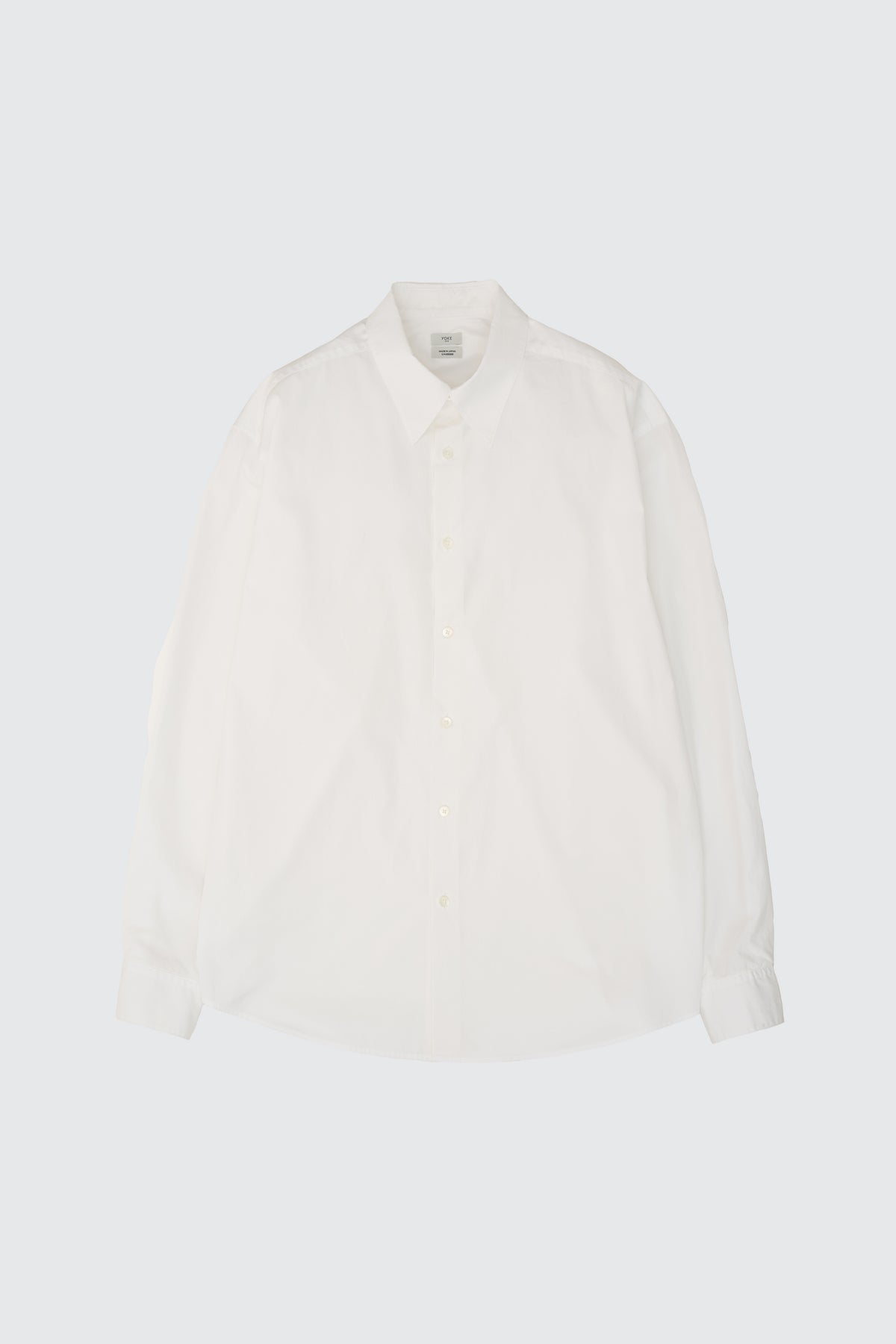 Suvin Gold Cotton Poplin Loose Fit Shirt