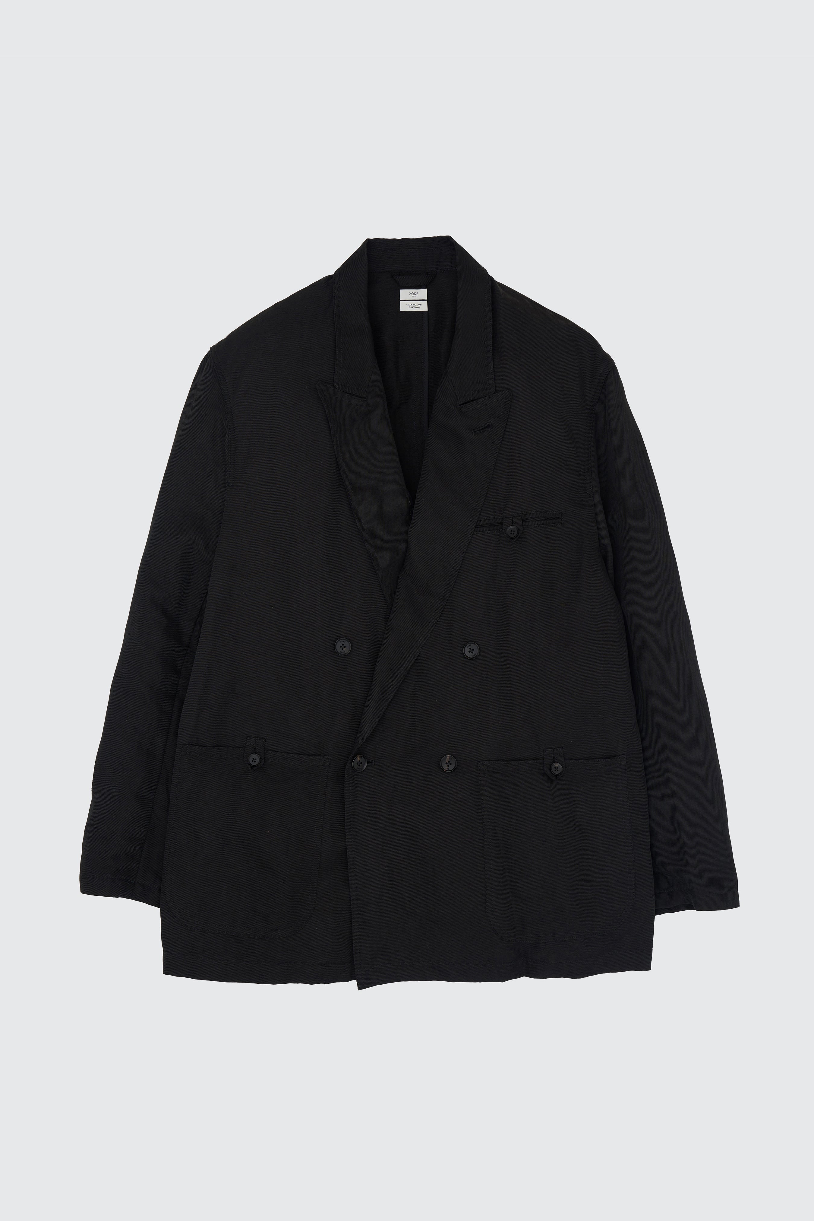 ジャケット・アウター yoke DOUBLE BREASTED JACKET YOKE ヨーク】 DOUBLE BREASTED JACKET / GREIGE - Avelia Online Store