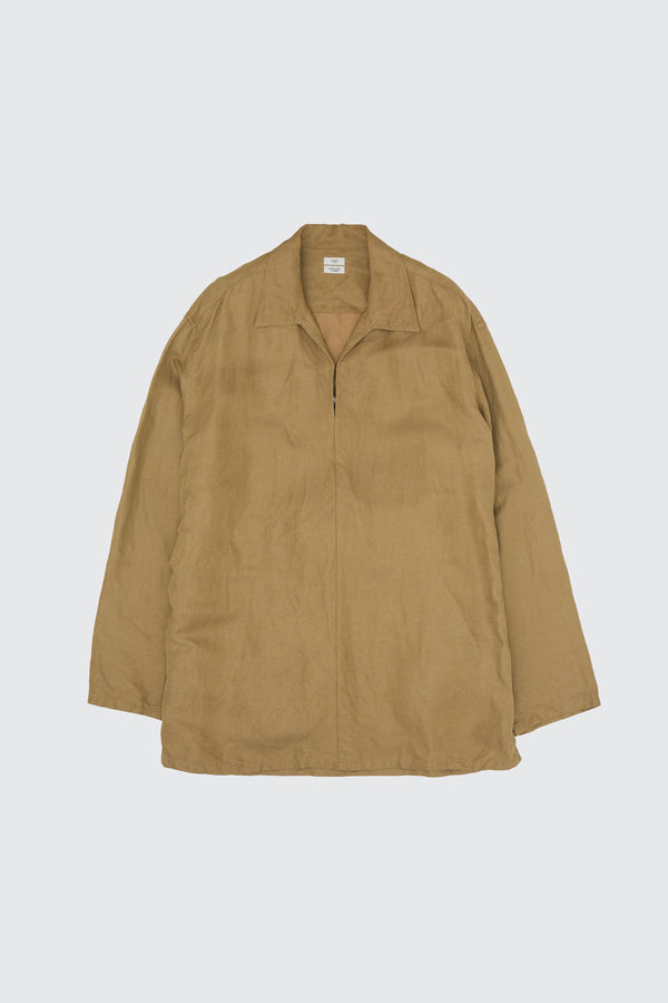 Linen Silk Kersey Skipper Shirt
