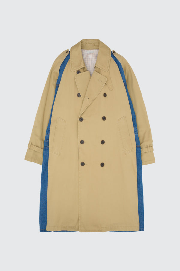 Connected Trench&Denim Coat