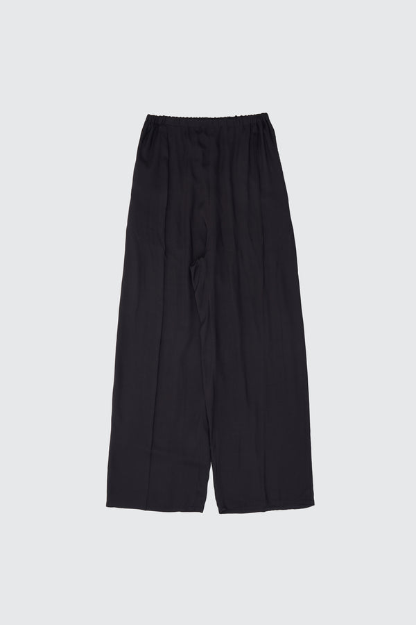 Modal Twill Front Flat 1pleated Easy Trousers