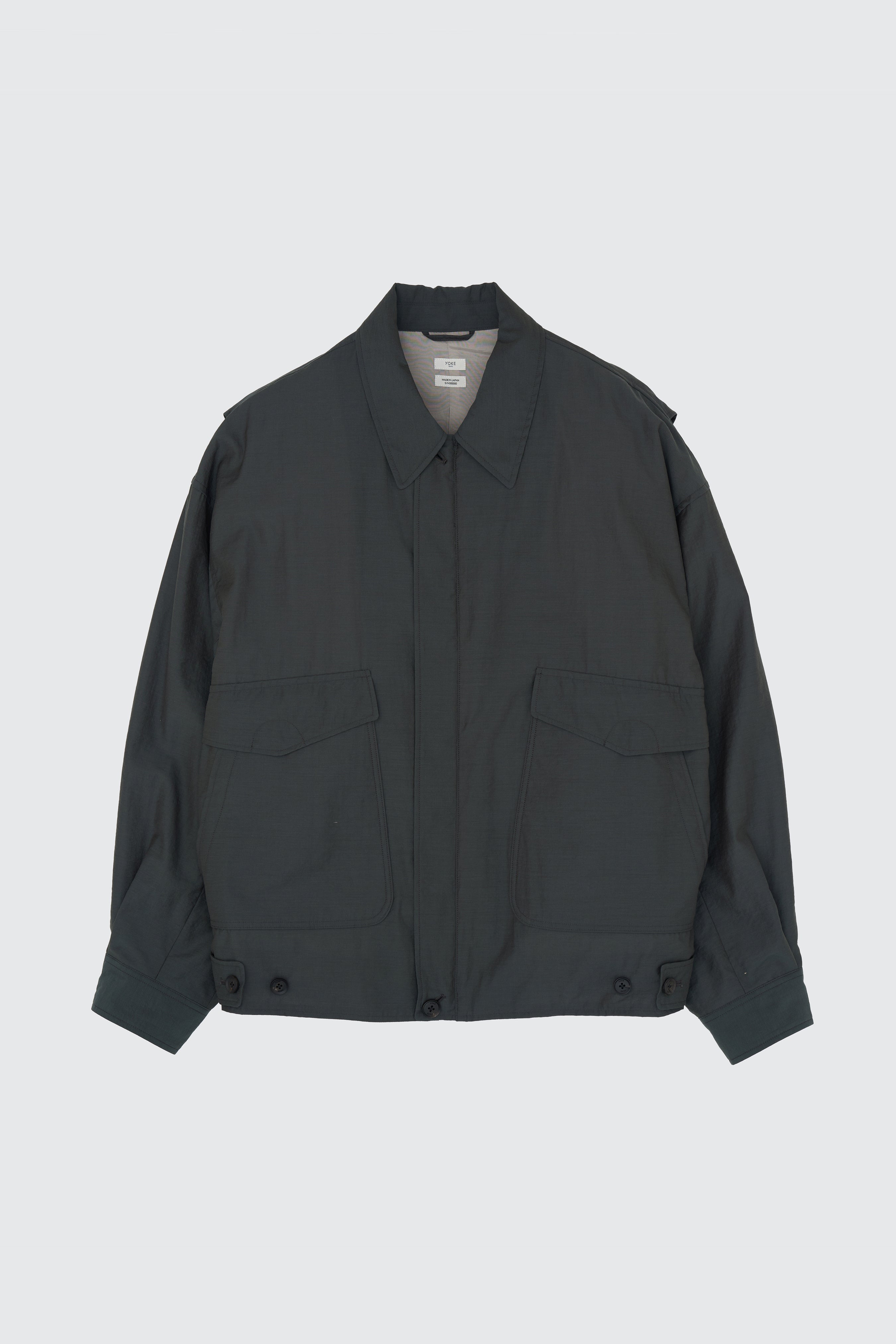 Wool Washer Tropical Zip Shirt | YOKE Official Website