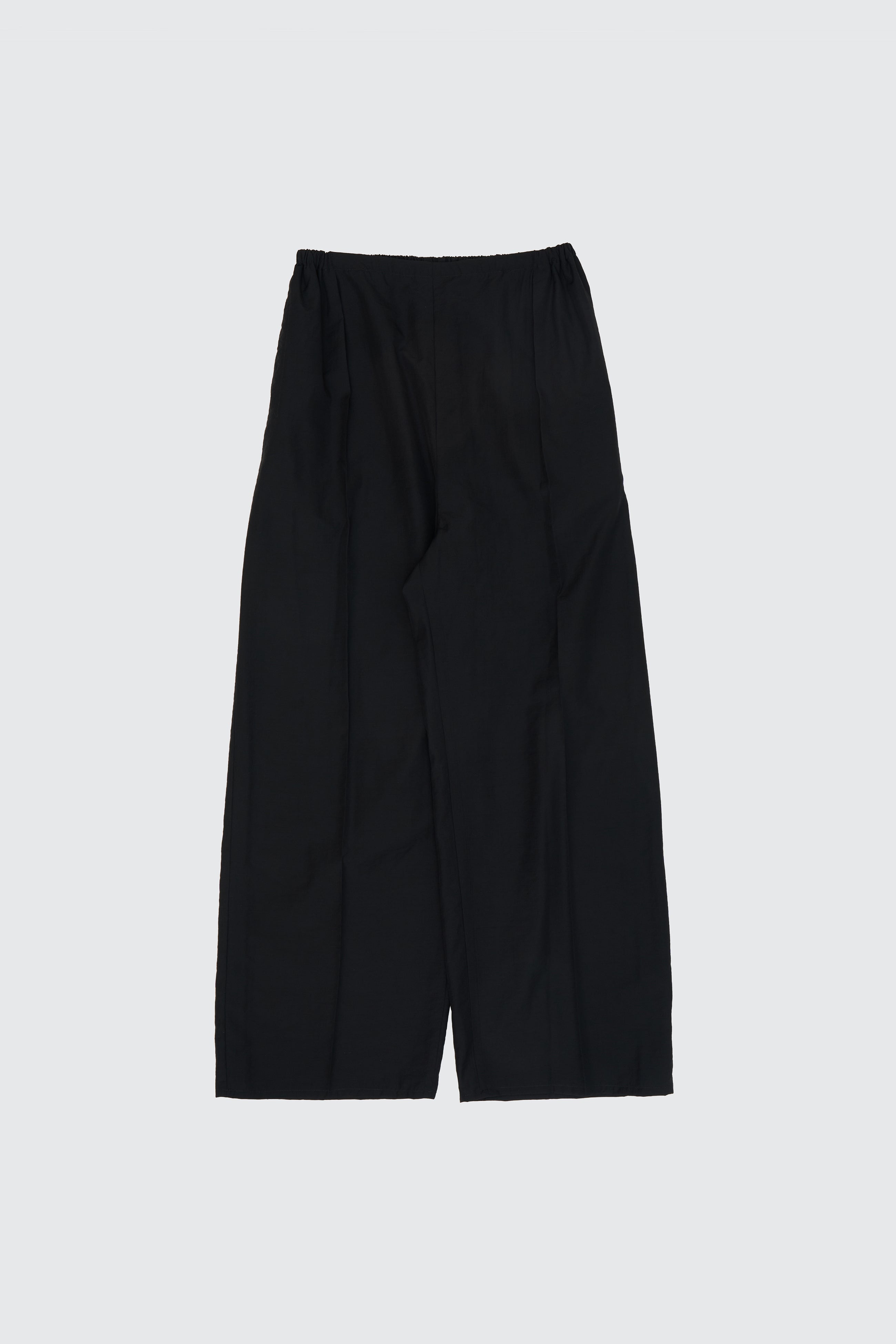 Wool Nylon Front Flat 1Pleated Easy Trousers | YOKE Official Website