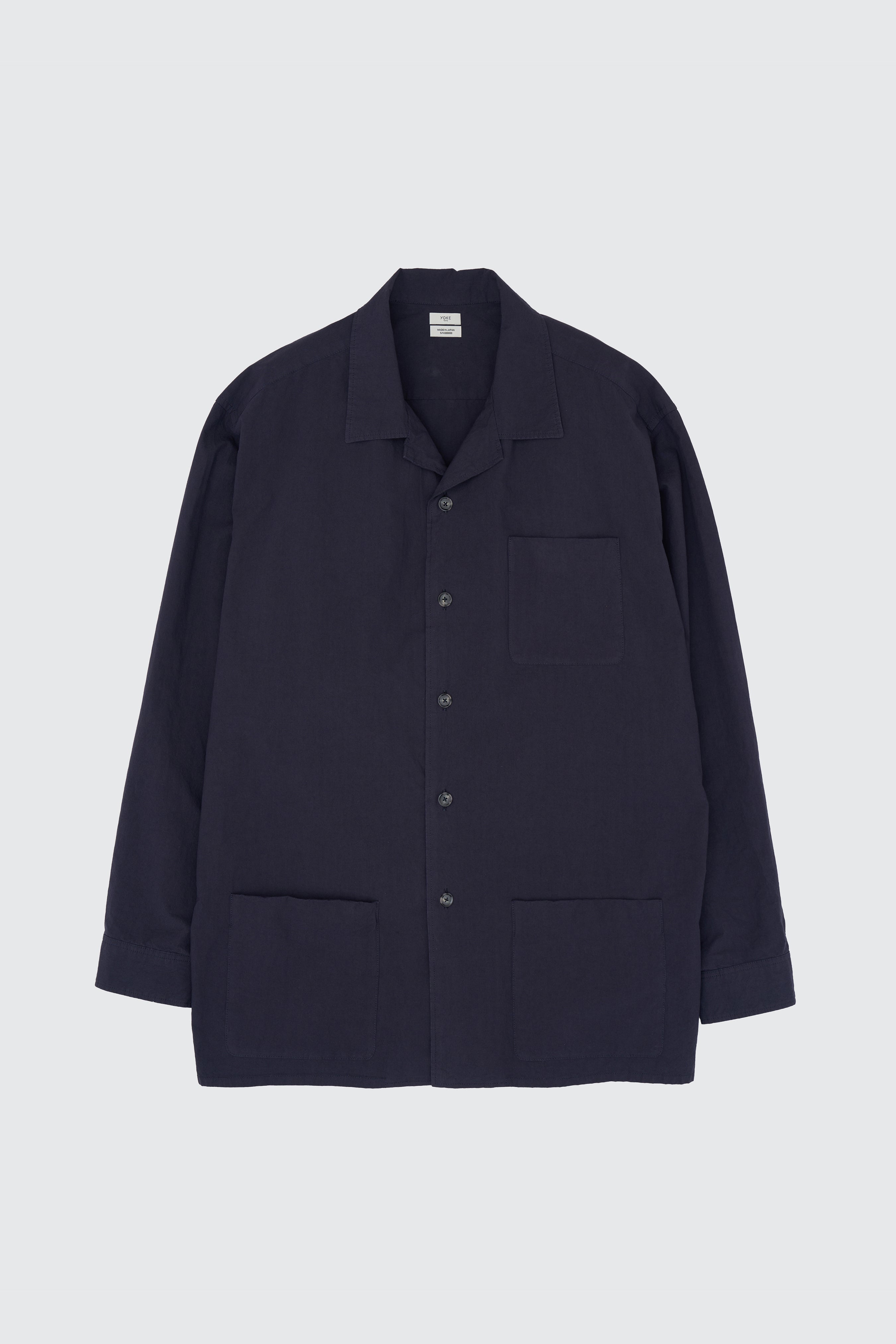 Garment-dyed Shirt Jacket | YOKE Official Website