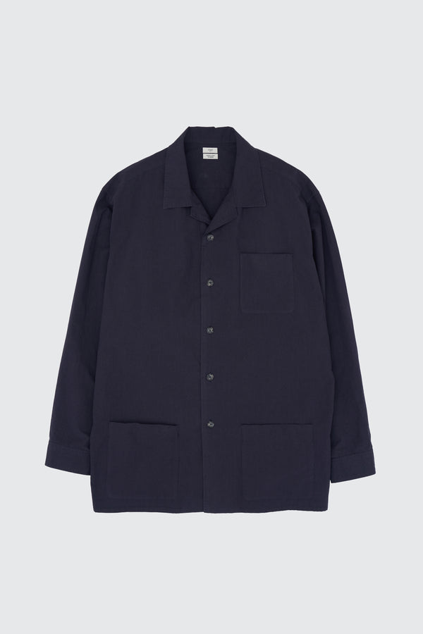 Cotton Typewriter Garment-dyed Shirt Jacket