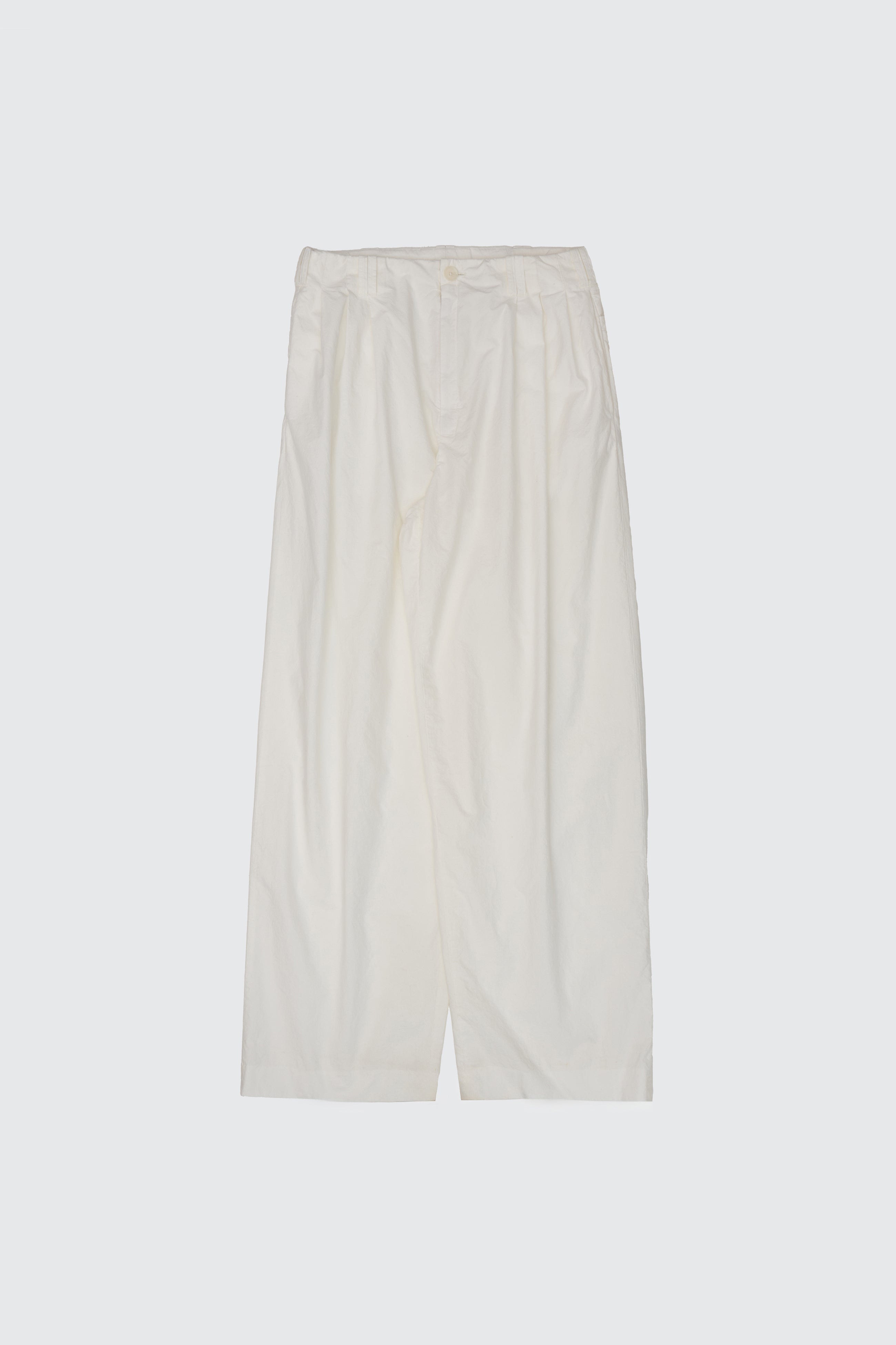 Garment-dyed 3pleated Tapered Trousers | YOKE Official Website