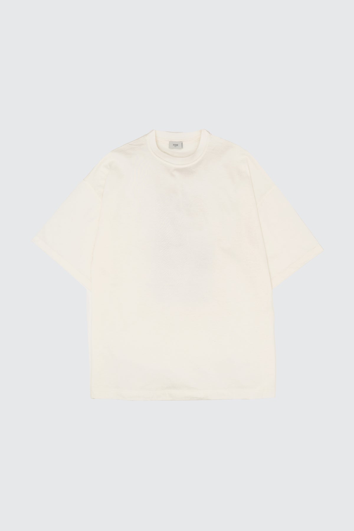 YOKE (ヨーク) マックスエルンストアートプリントTシャツ ブルスベルク・ドクメンテ バックプリント ホワイト 白