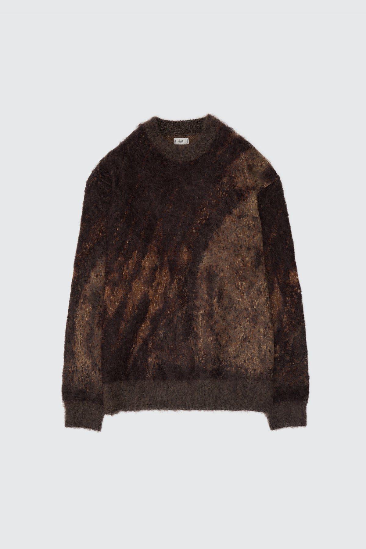 Abstract Jaquard Mohair Sweater