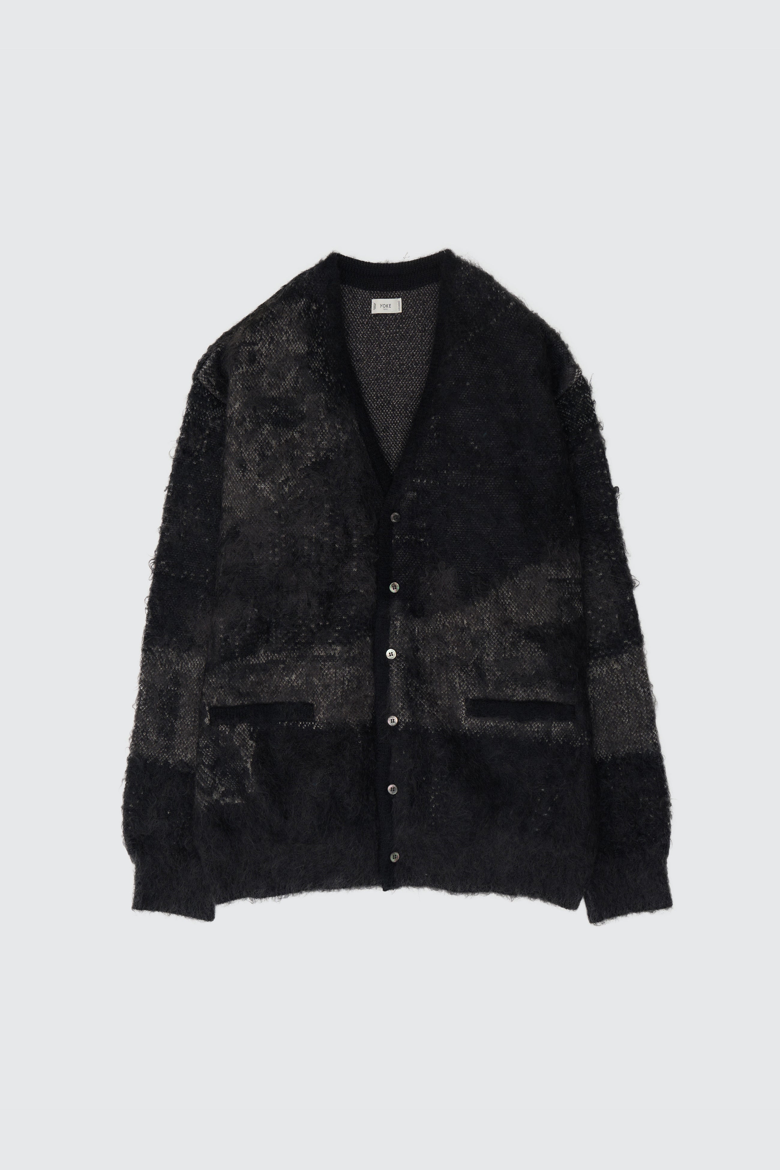 トップス Mohair cardigan Abstract Jaquard Mohair Cardigan | YOKE Official Website