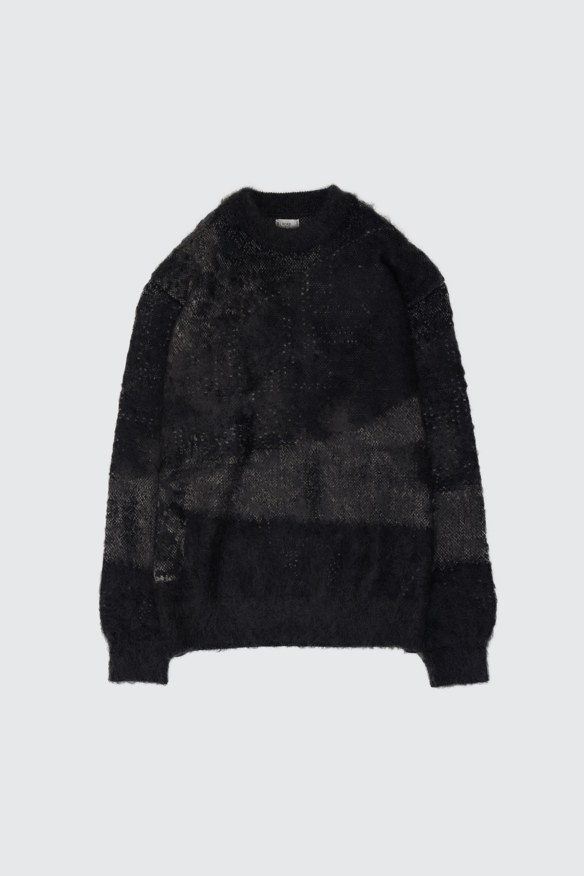 Abstract Jaquard Mohair Sweater