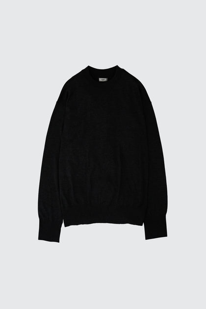 Silk Cashmere Knit Crewneck Sweater | YOKE Official Website