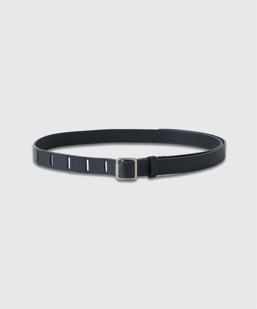 Narrow Leather Belt | YOKE Official Website