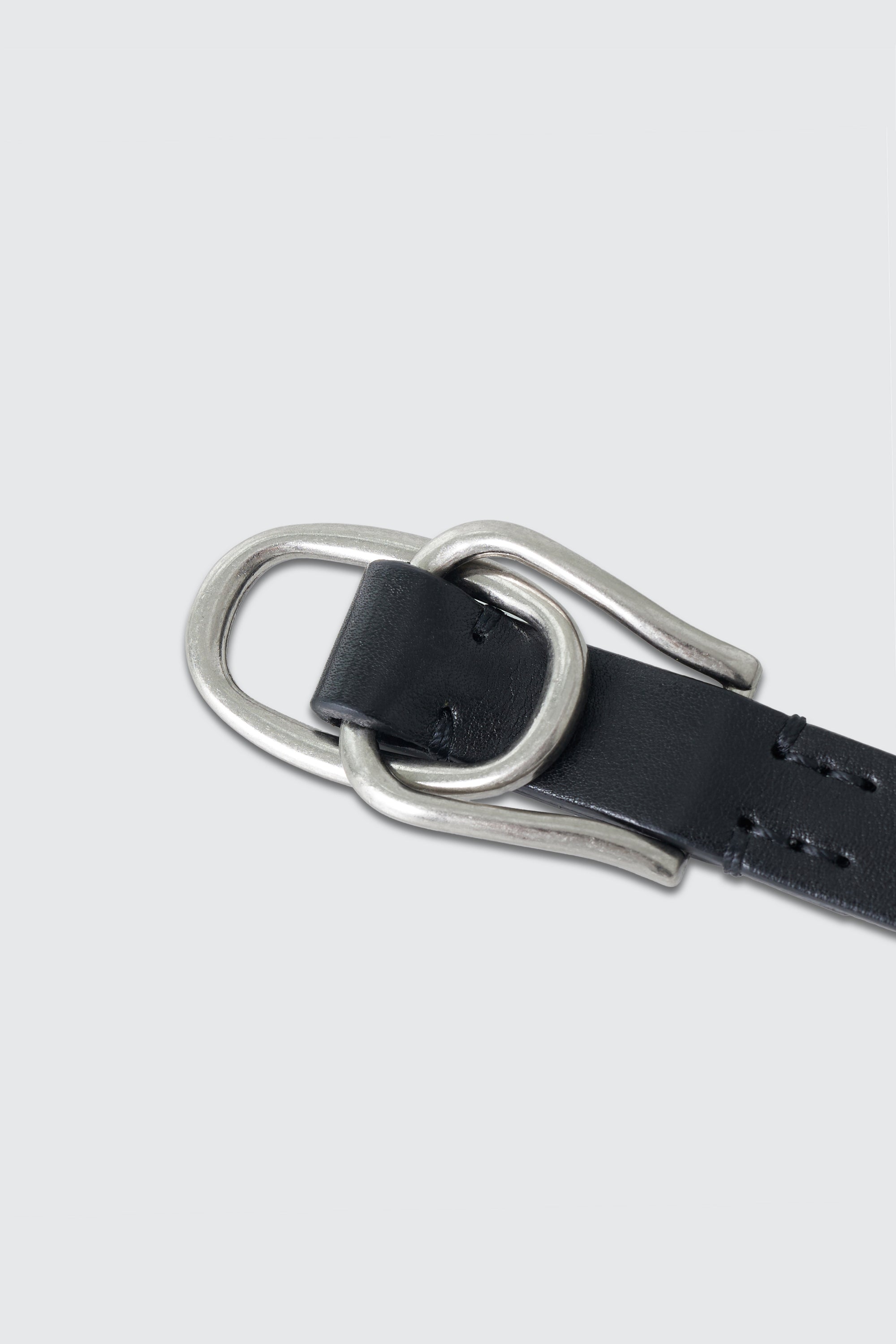 Double Buckle Leather Belt