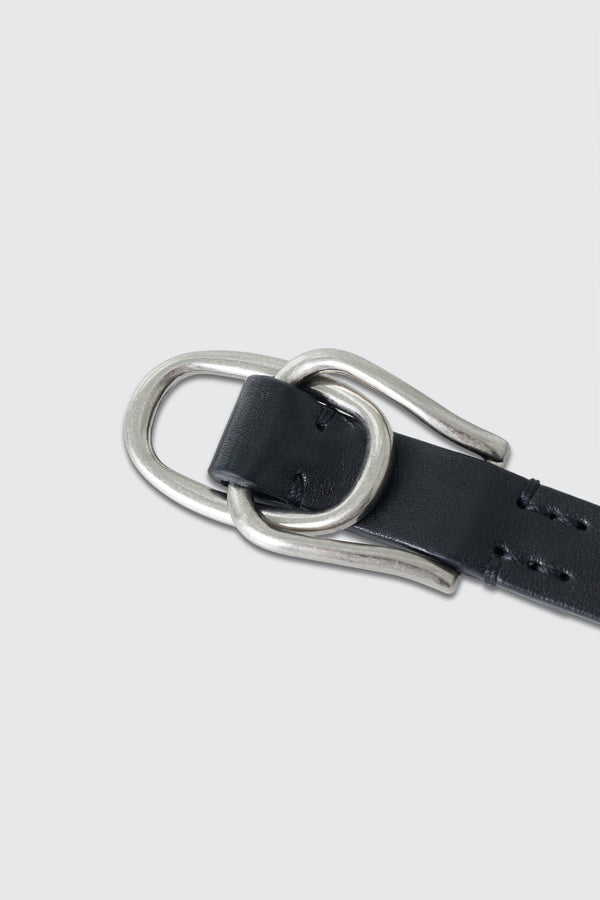 Double Buckle Leather Belt