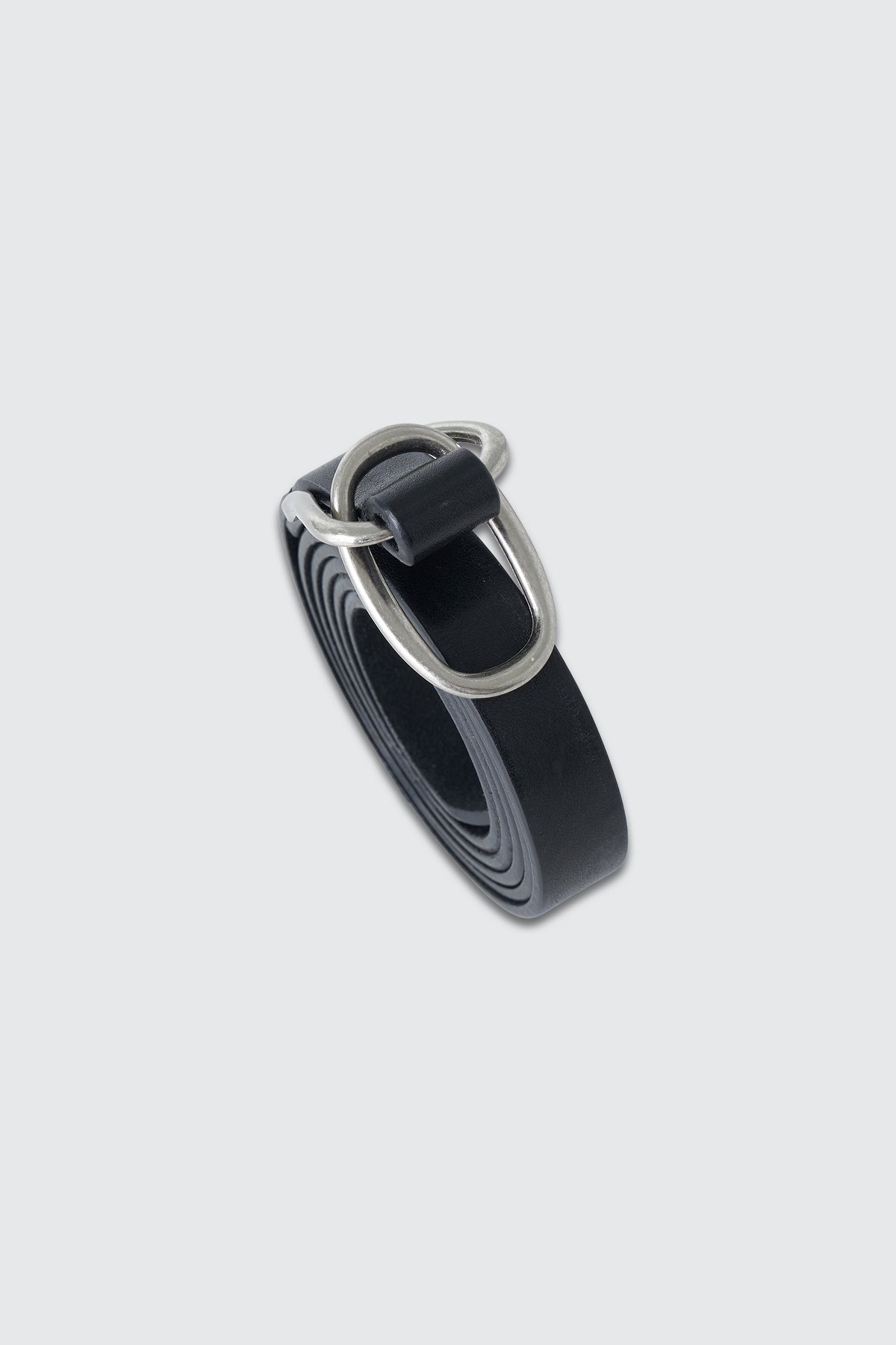 Double Buckle Leather Belt