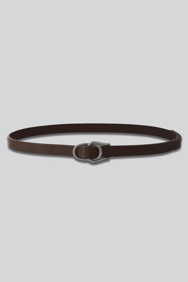 Double Buckle Leather Belt