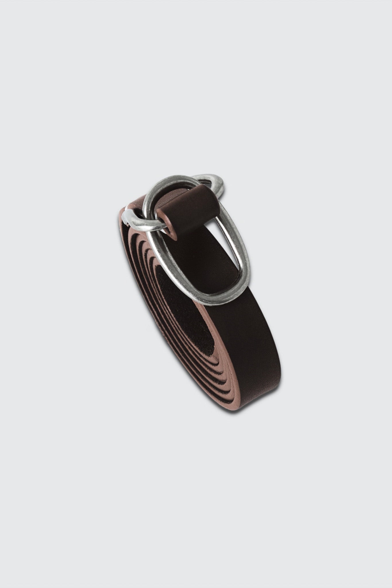 Double Buckle Leather Belt