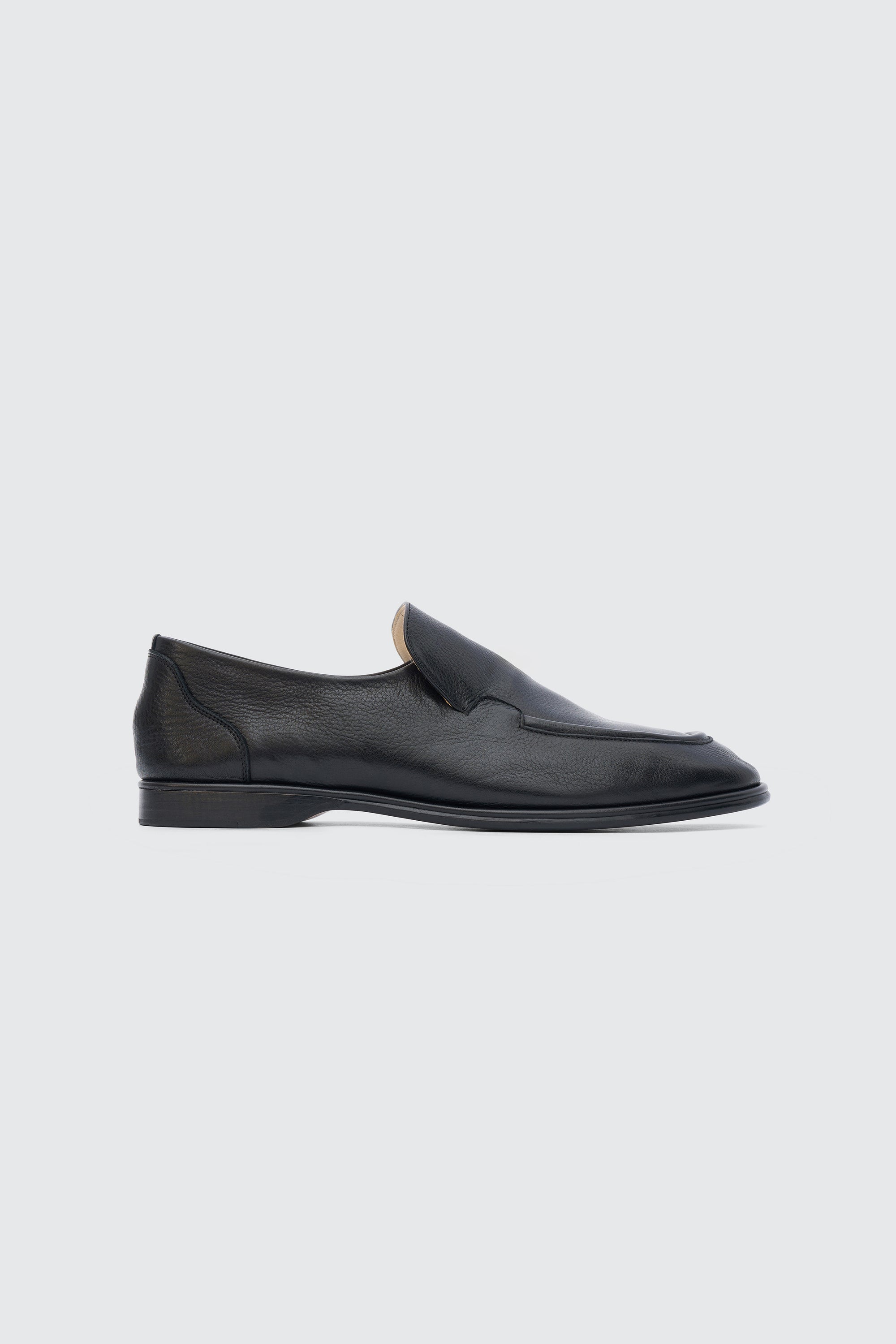 YOKE (ヨーク) foot the coacher (フットザコーチャー) レザーローファー カウレザー ブラック 黒