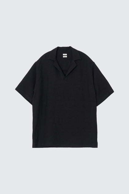 Linen Canvas Skipper Polo Shirt | YOKE Official Website