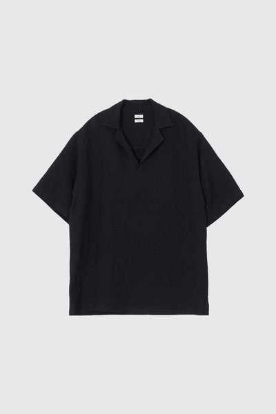 Linen Canvas Skipper Polo Shirt | YOKE Official Website