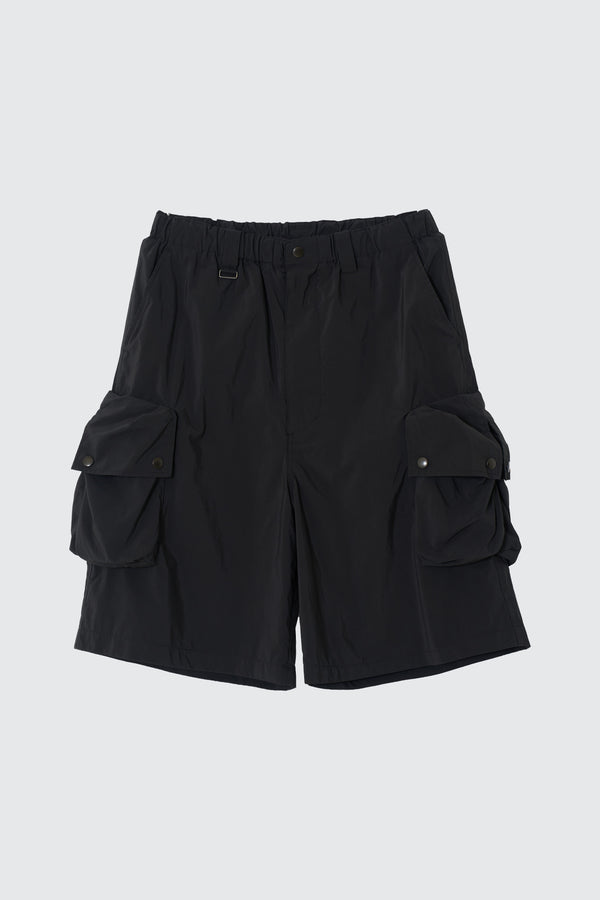 Nylon Twill Multi Pocket Utility Shorts
