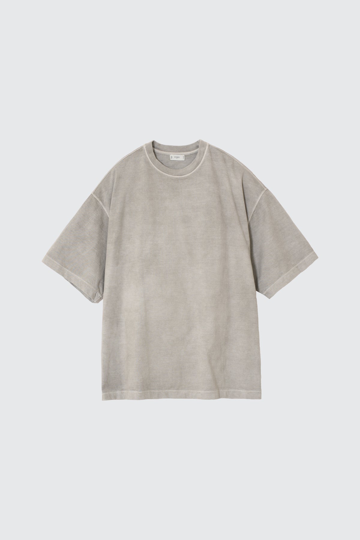 YOKE (ヨーク) ガーメントダイドヨークTシャツ グレー