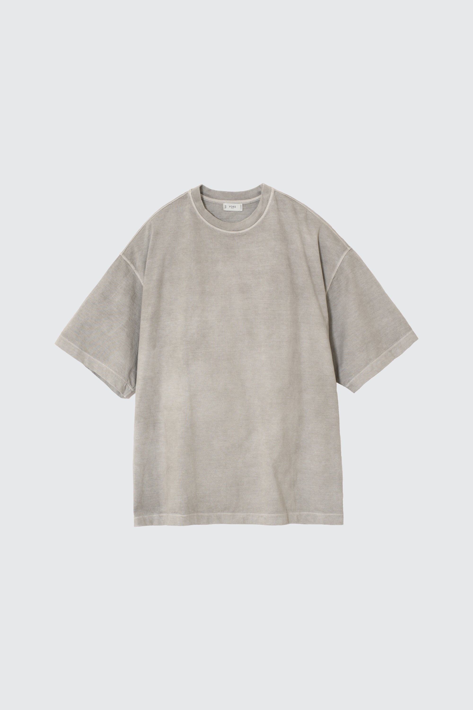 YOKE (ヨーク) ガーメントダイドヨークTシャツ グレー