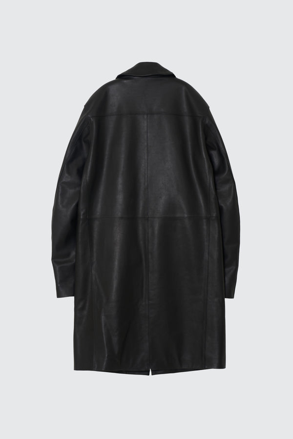 Calf Nappa Leather Coat